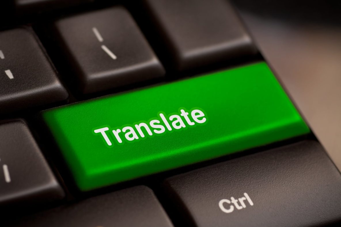 Translate Computer Key In Showing Online Translator